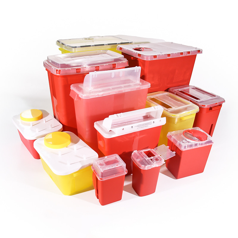 Sharp Containers Red